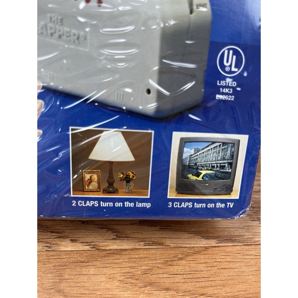 Vintage 1998 The Clapper - Sound Activated On/Off Switch, NEW Factory Sealed - Picture 3 of 5